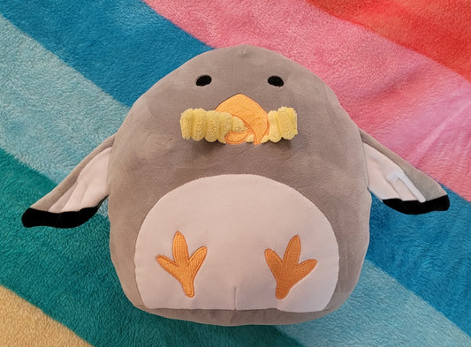 Seagull Squish Pillow w/ French Fry