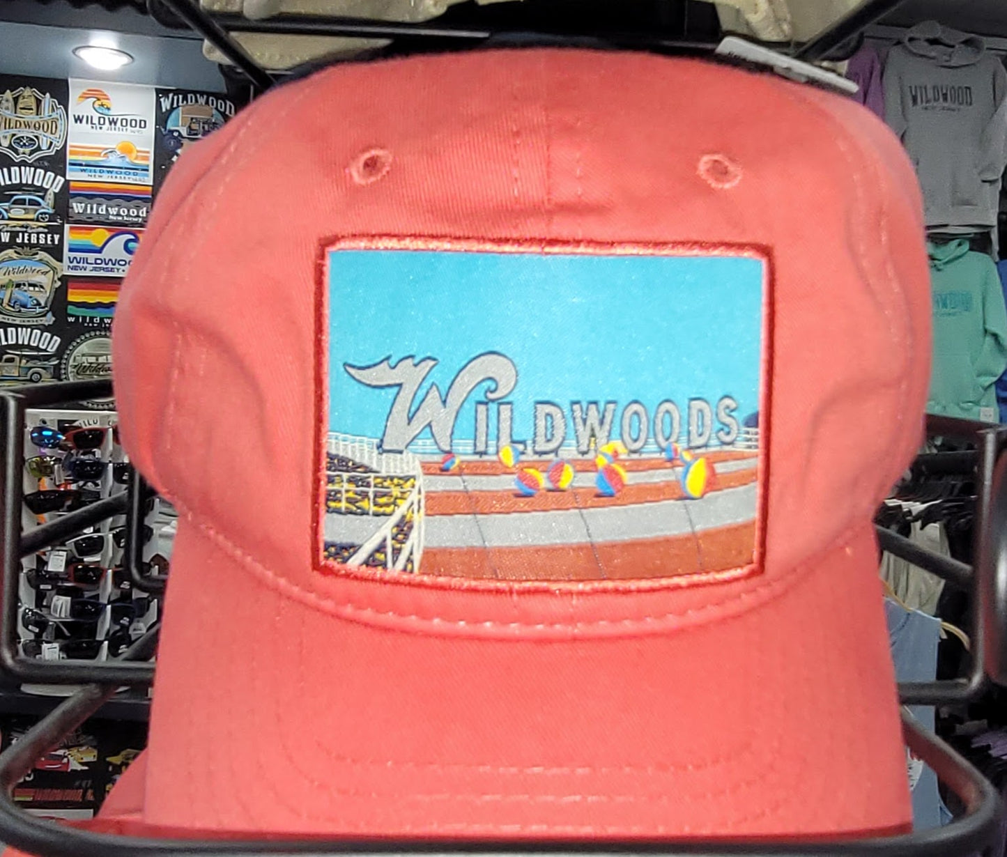Wildwood Patch Sign Logo Red Unisex