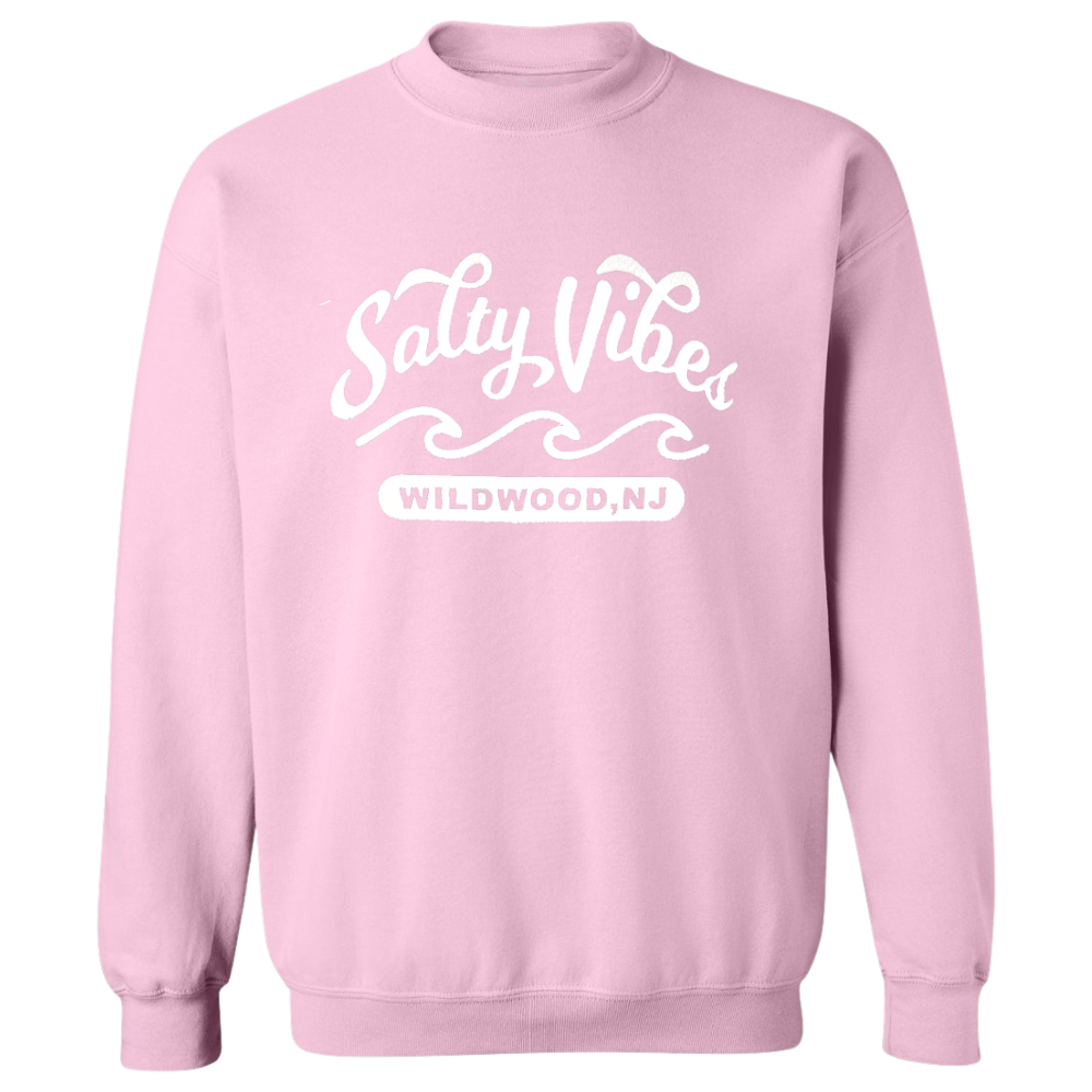 Salty Vibes Wildwood (White Patch) Crewneck Sweater