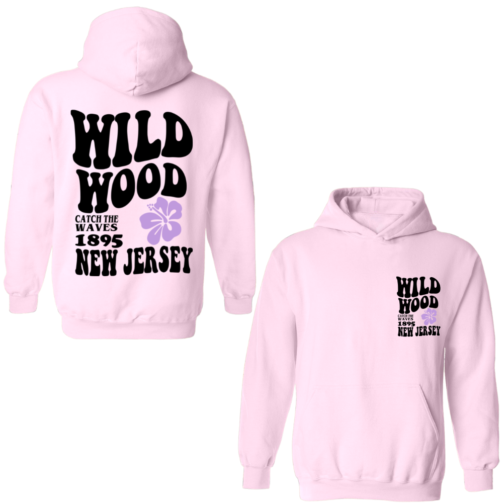 Wildwood Hippy (Black/Purple) Hoodie