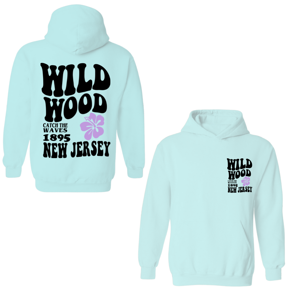 Wildwood Hippy (Black/Purple) Hoodie