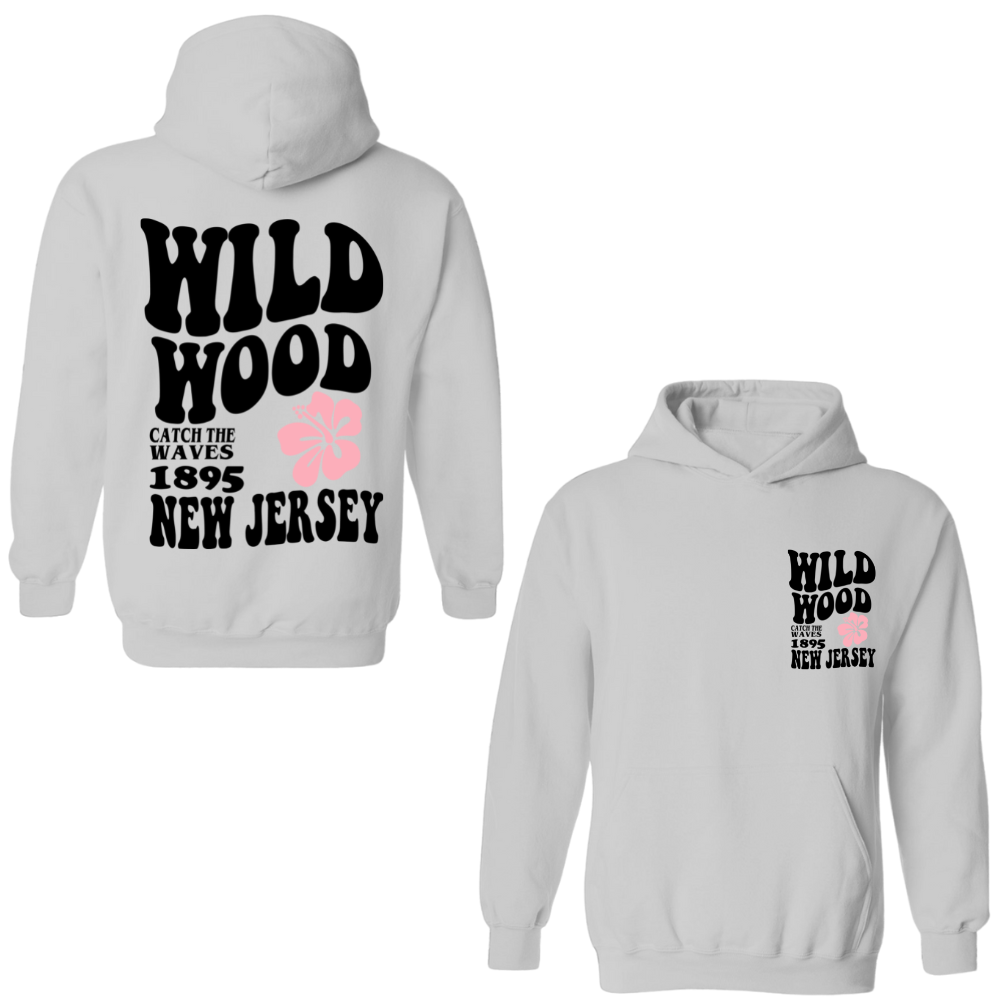 Wildwood Hippy (Black/Pink) Hoodie