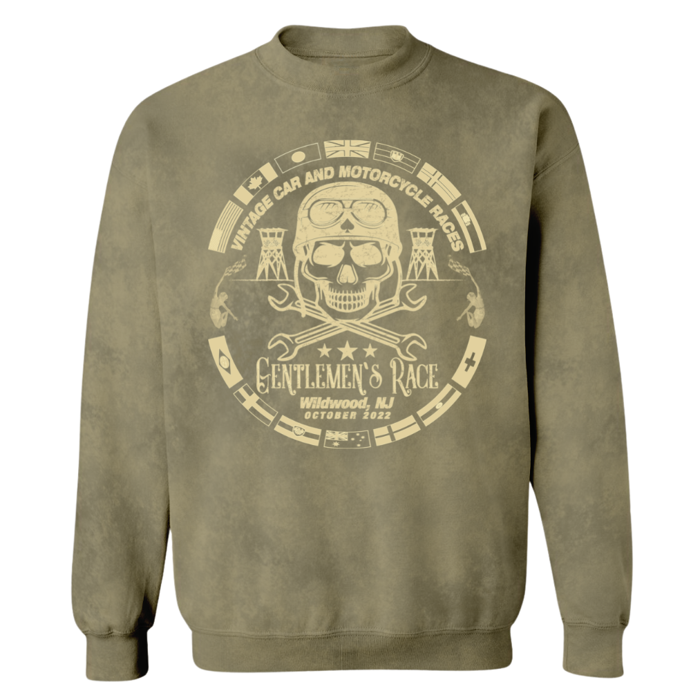 The Race Of Gentlemans Acid Washed Crewneck Sweater (R14)