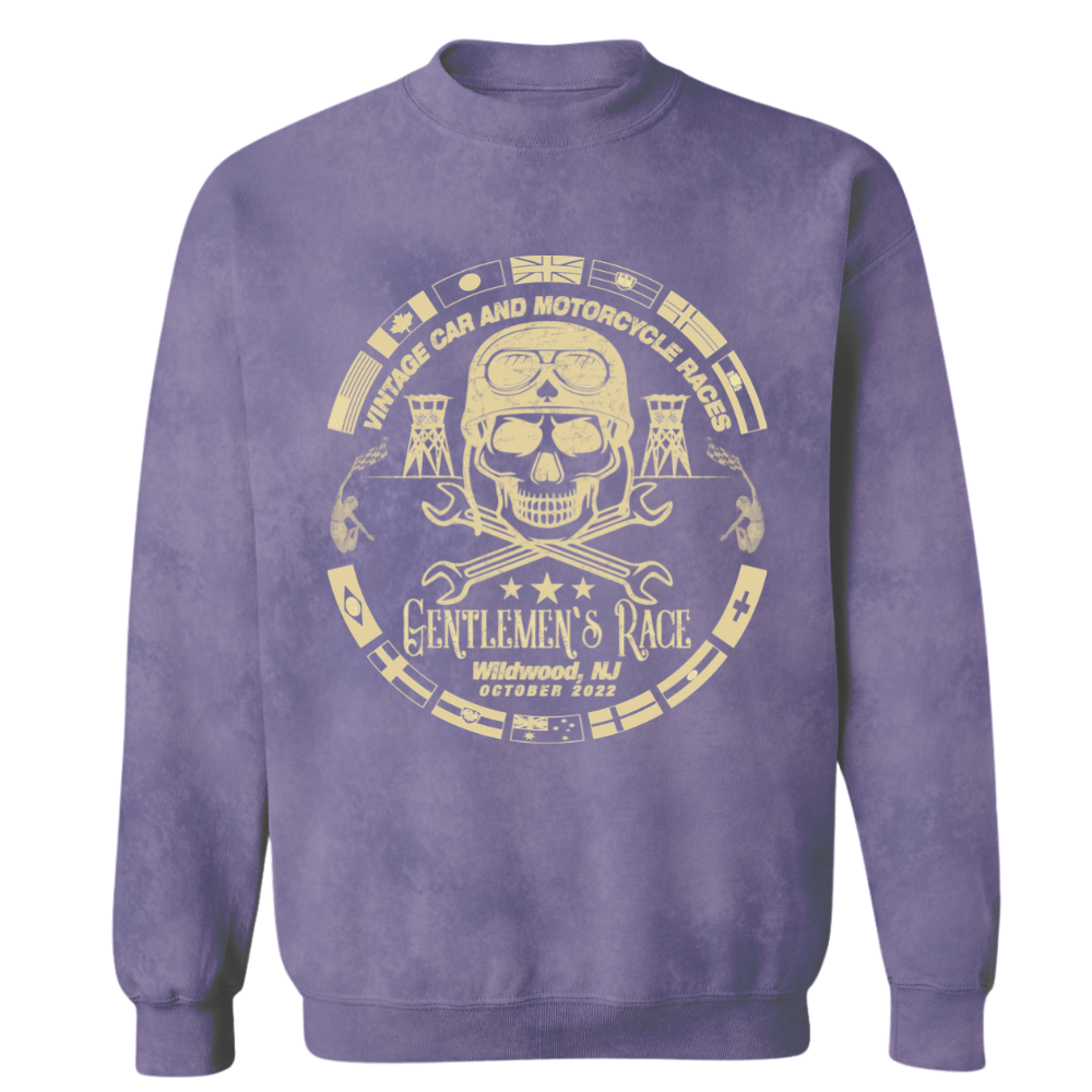 The Race Of Gentlemans Acid Washed Crewneck Sweater (R14)