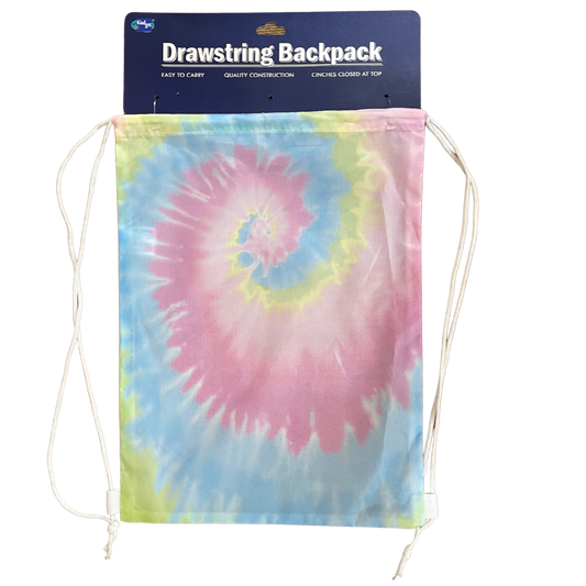 Tie Dye Drawstring Backpack