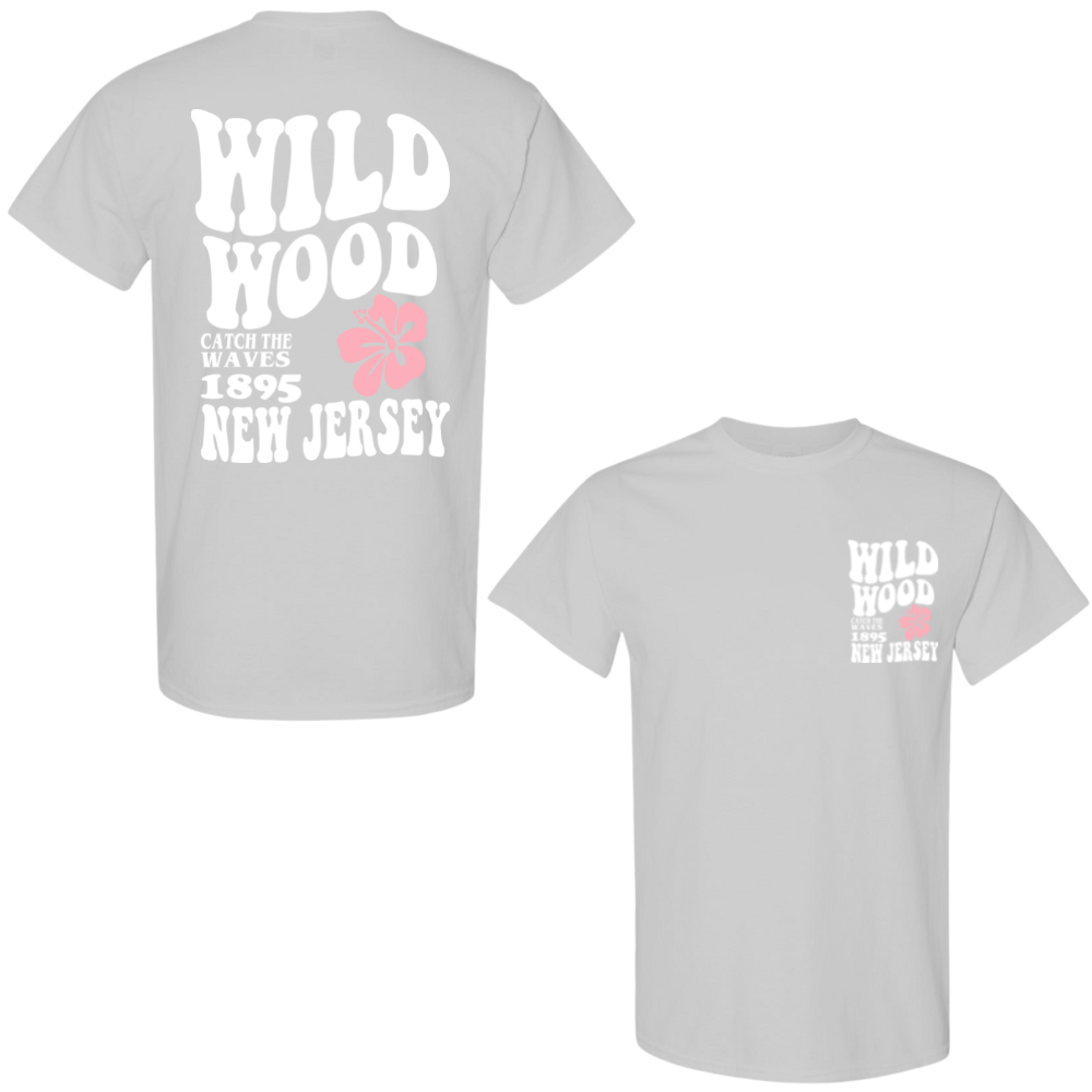 Wildwood Hippy (White/Pink) Tshirt