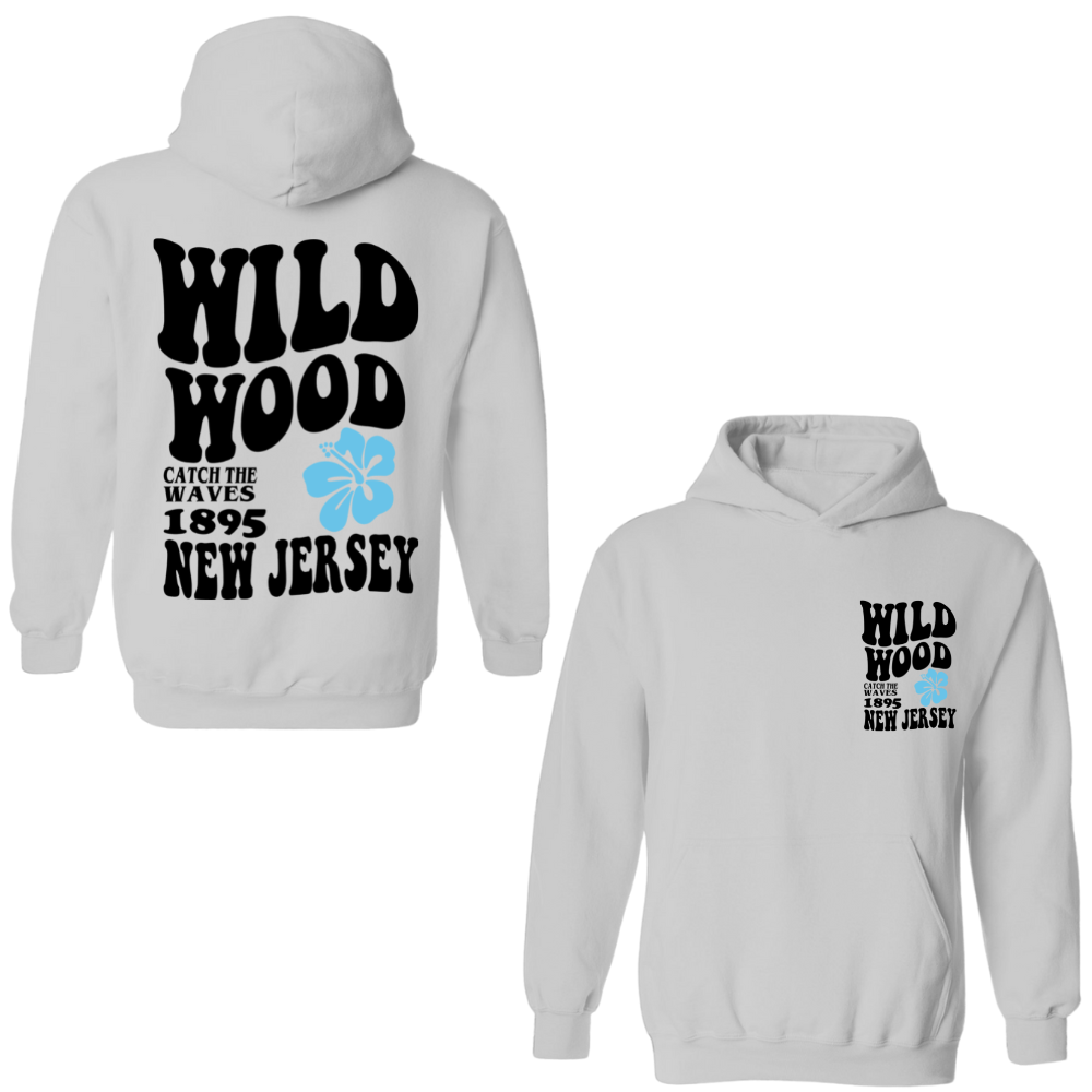 Wildwood Hippy (Black/Blue) Hoodie