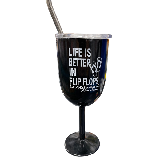 Life Is Better In Flip Flops Thermal Insulated Cup