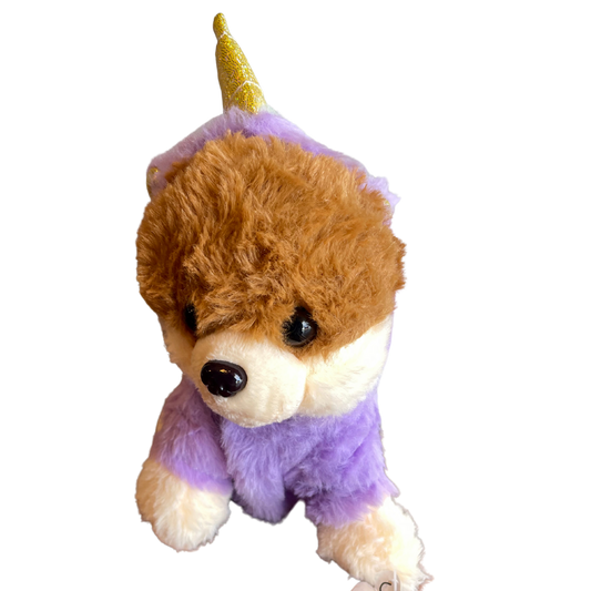Purple Puppy Stuffed Animal