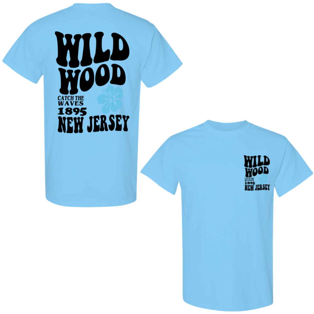 Wildwood Hippy (Black/Blue) Tshirt