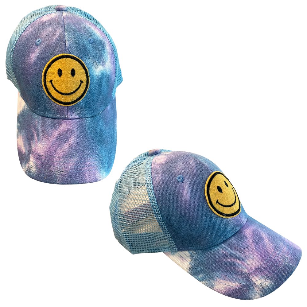 Smiley Tie Dye Hat