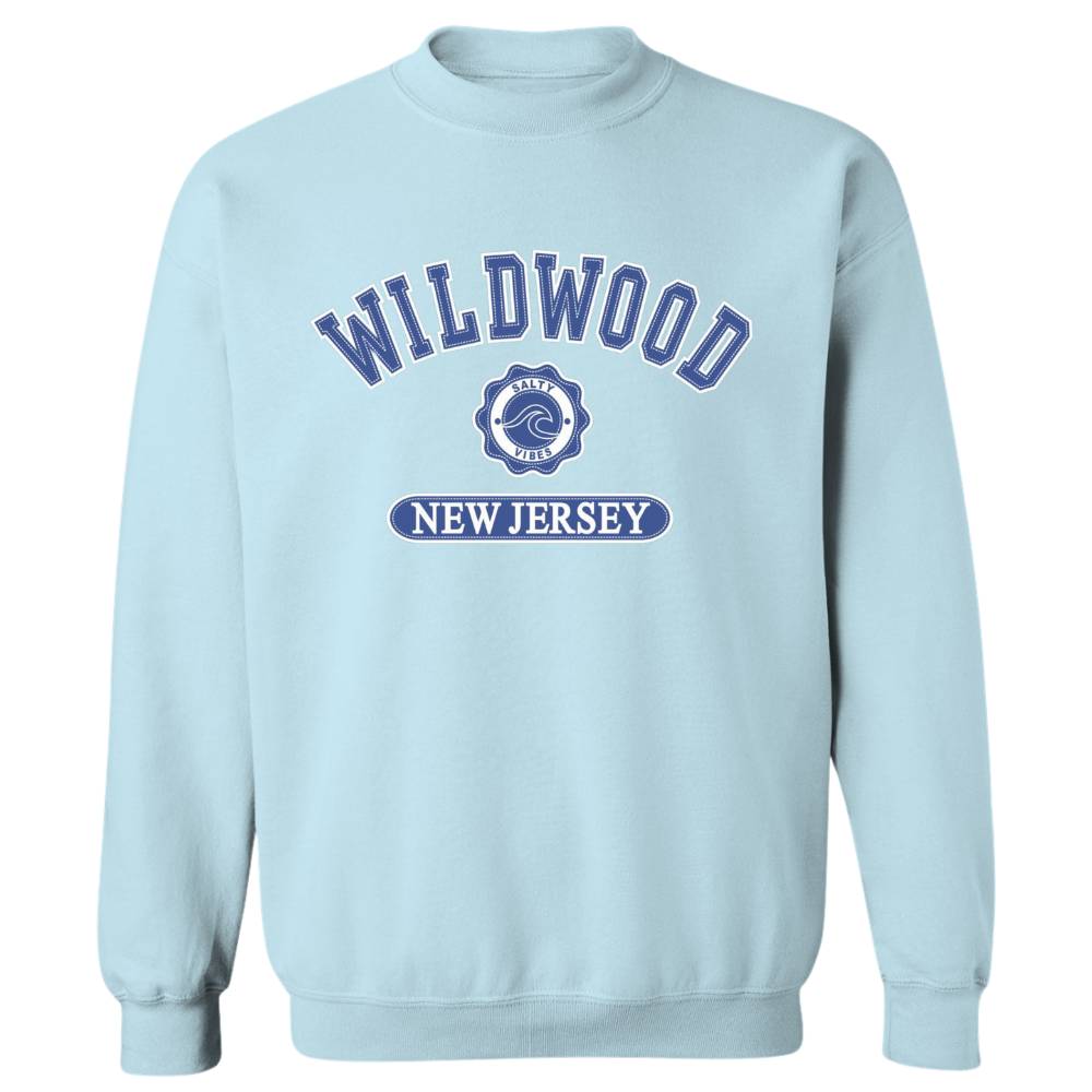 Wildwood Salty Vibes (Royal Blue Patch) Crewneck Sweater