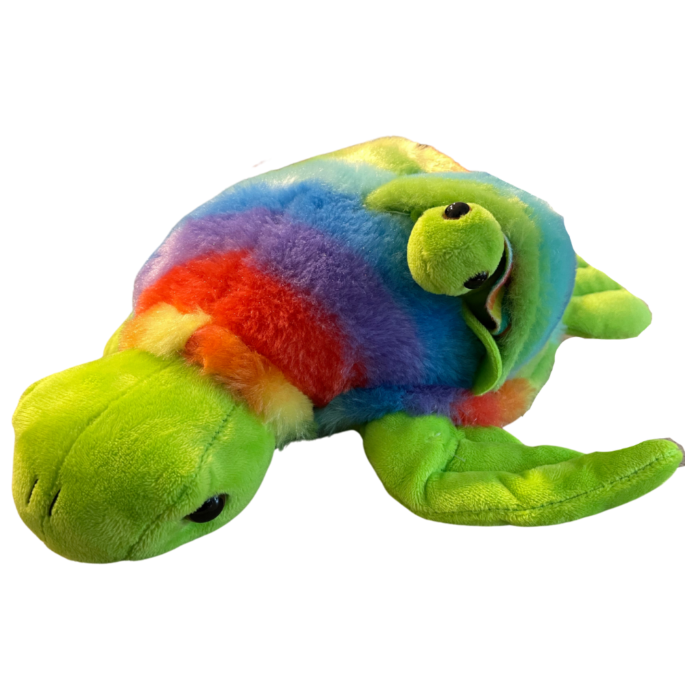 Colorful Turtle Mommy And Me Stuffed Animal