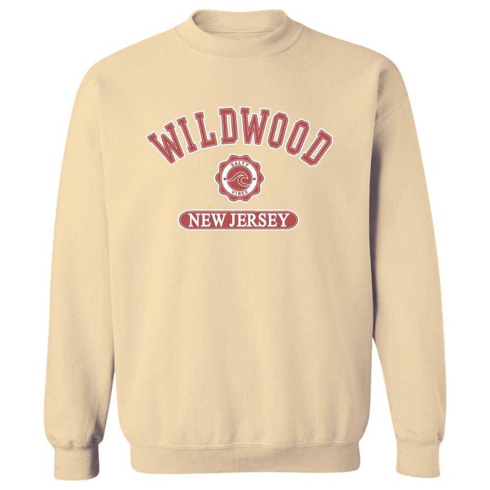 Wildwood Salty Vibes (Red Patch) Crewneck Sweater