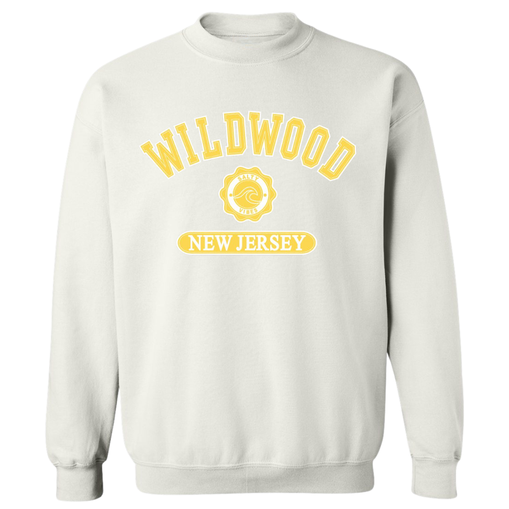 Wildwood Salty Vibes (Yellow Patch) Crewneck Sweater