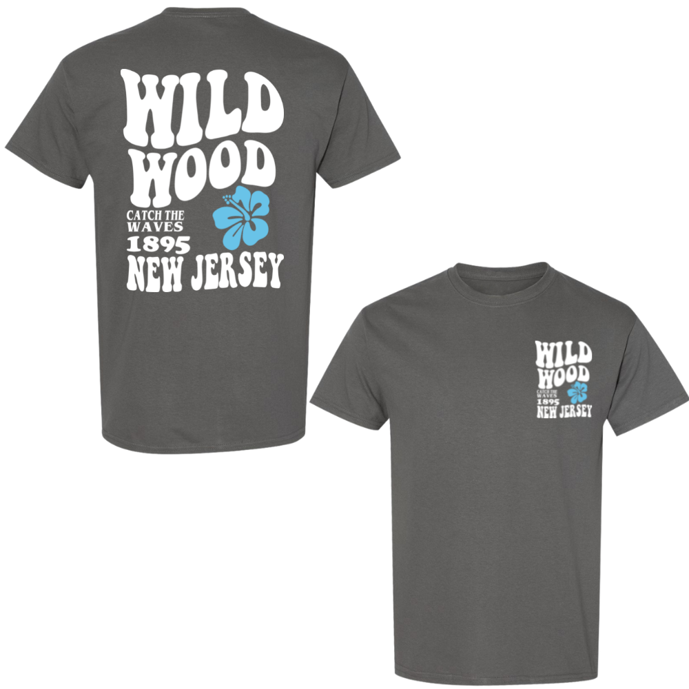 Wildwood Hippy (White/Blue) Tshirt