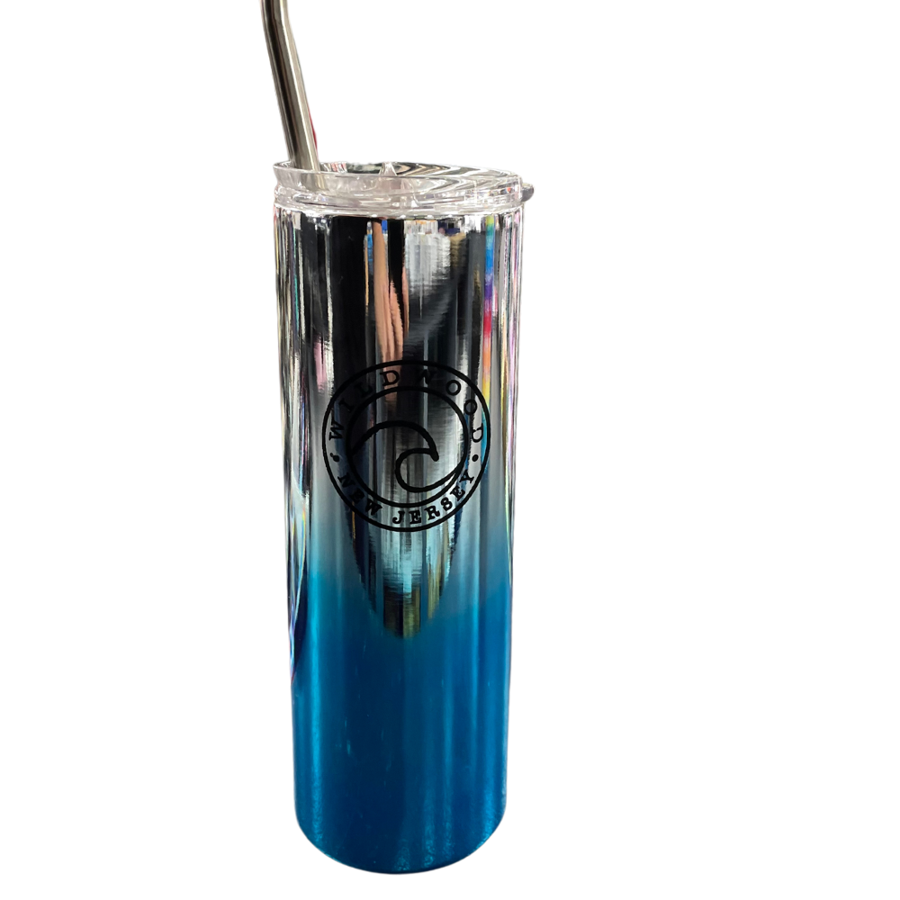 Reflective Blue Thermal Insulated Cup