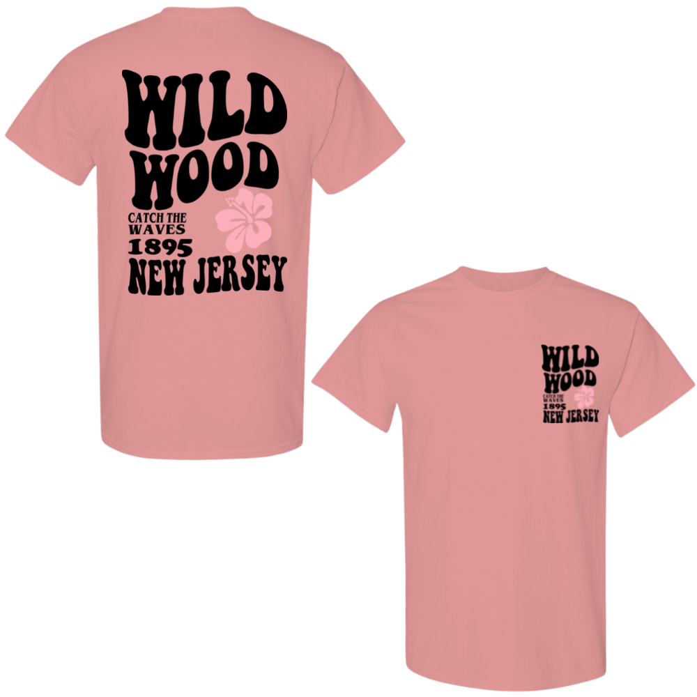 Wildwood Hippy (Black/Pink) Tshirt