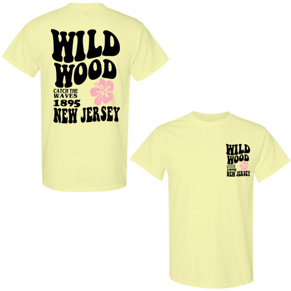 Wildwood Hippy (Black/Pink) Tshirt