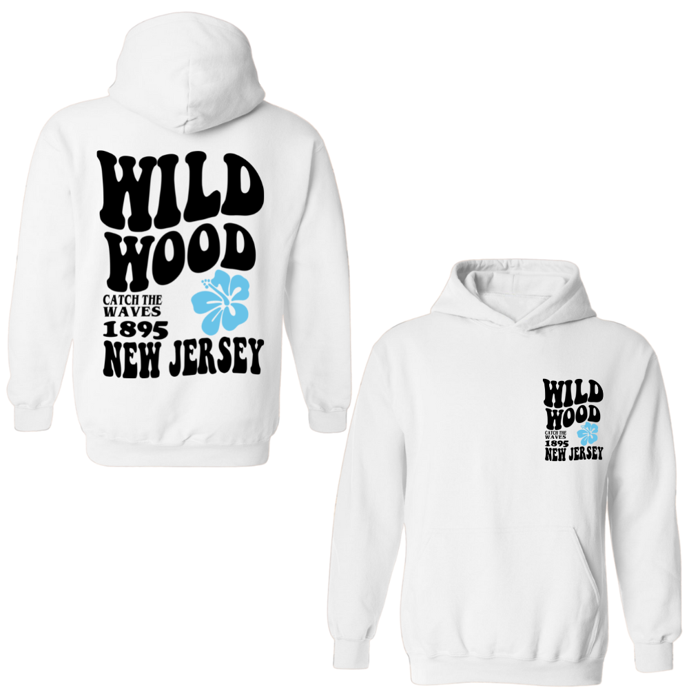 Wildwood Hippy (Black/Blue) Hoodie