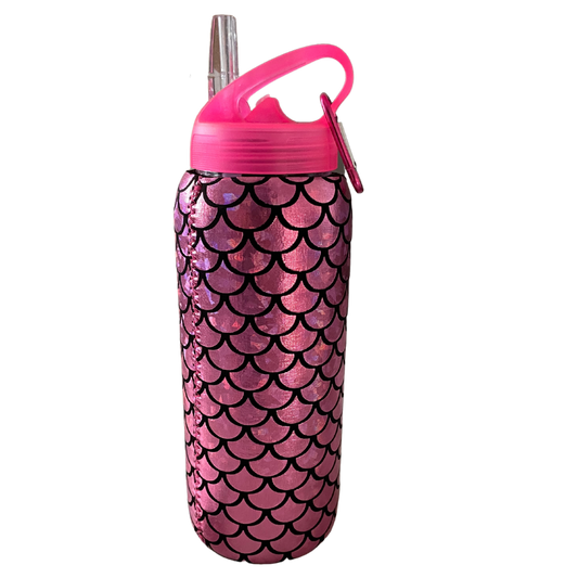 Sports Bottle Pink Mermaid Skin