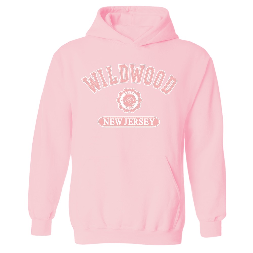 Wildwood Salty Vibes (Pink Patch) Hoodie