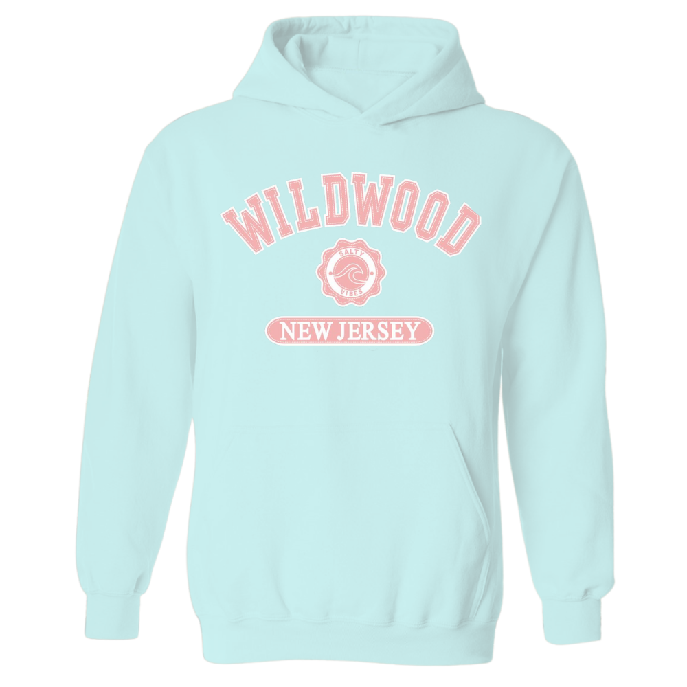 Wildwood Salty Vibes (Pink Patch) Hoodie