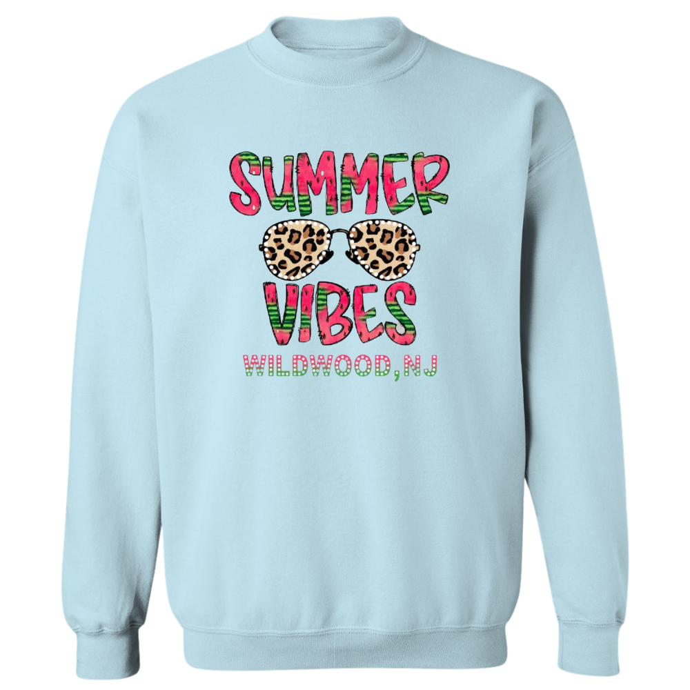 Summer Vibes Wildwood Patch Crewneck Sweater
