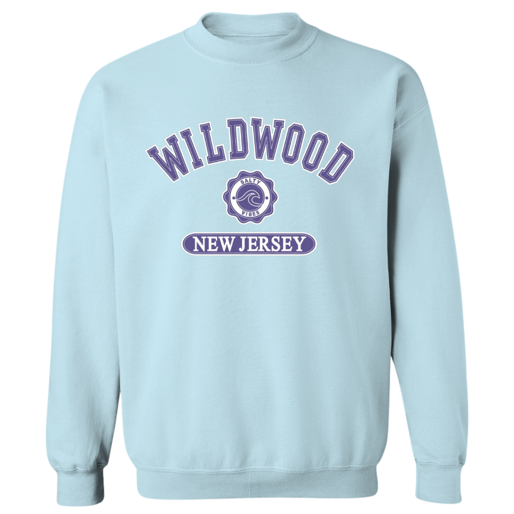 Wildwood Salty Vibes (Royal Blue Patch) Crewneck Sweater