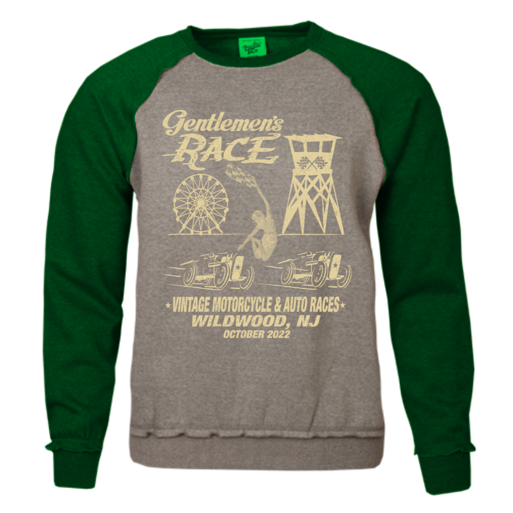 The Race Of Gentlemans Two Tone Crewneck Sweater (R7)