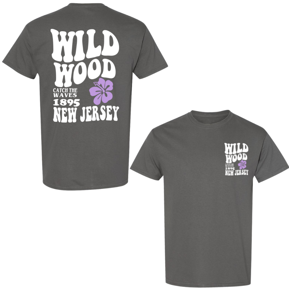 Wildwood Hippy (White/Purple) Tshirt