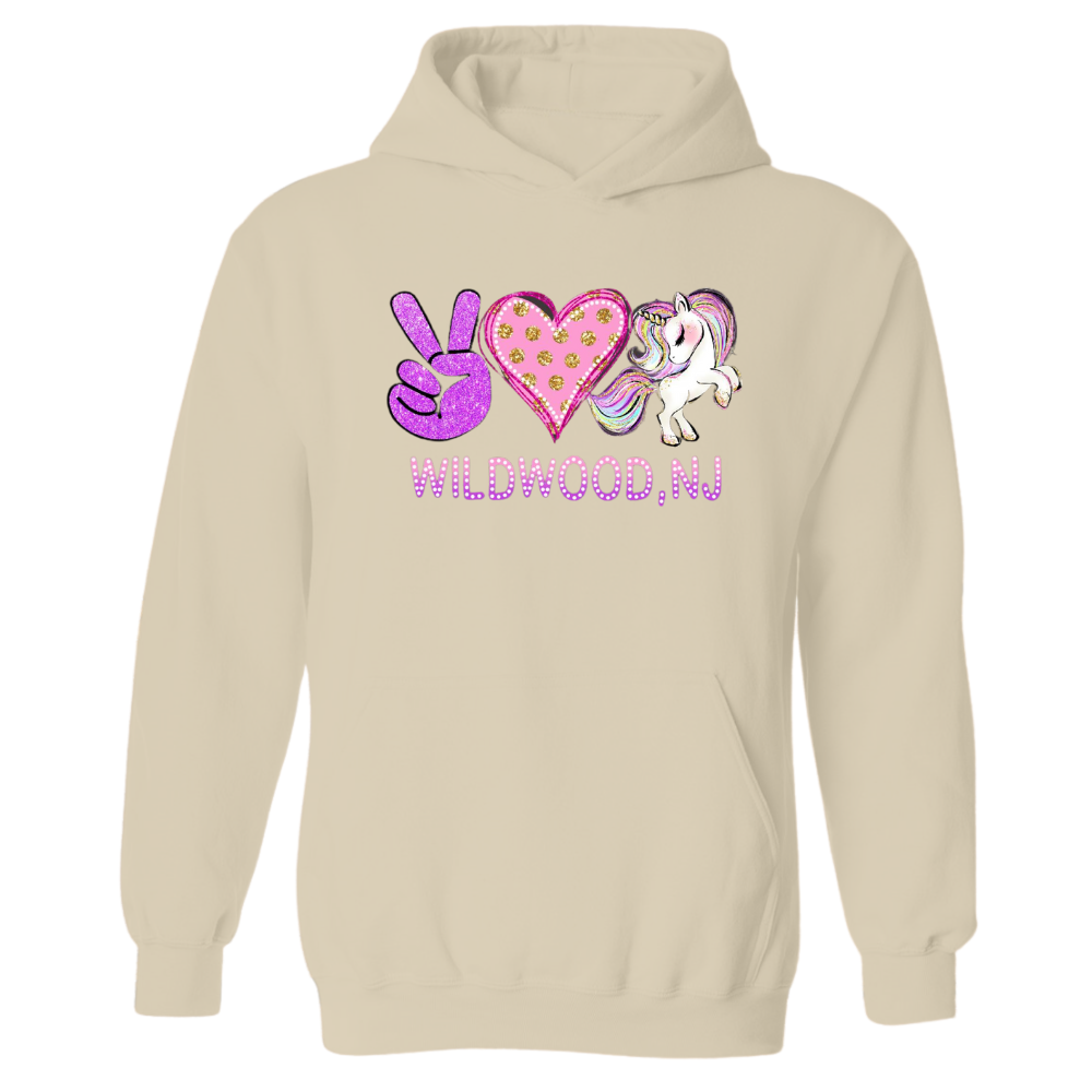 Peace And Love Wildwood Patch Hoodie