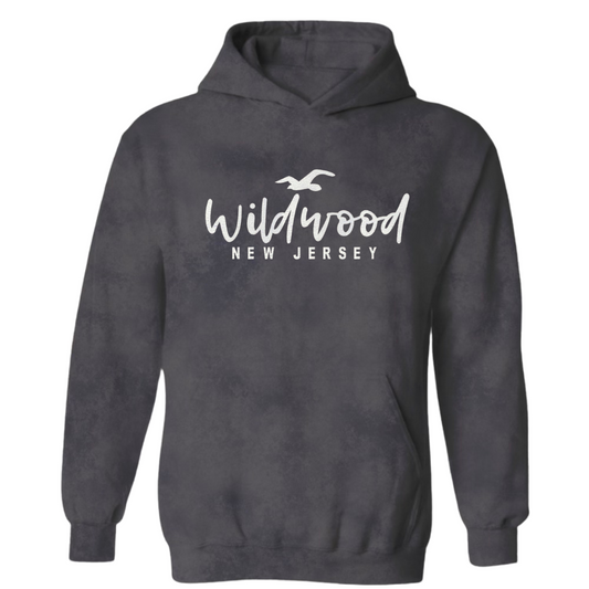 Wildwood Seagull (White Patch) Acid Washed Hoodie