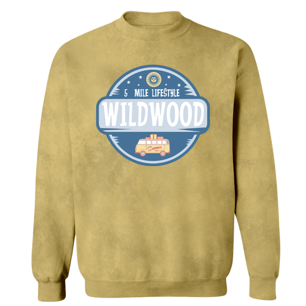Wildwood Acid Washed Crewneck Sweater (W49)
