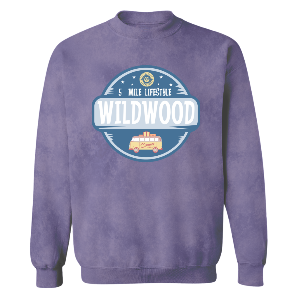 Wildwood Acid Washed Crewneck Sweater (W49)
