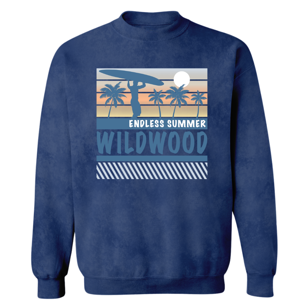 Wildwood Acid Washed Crewneck Sweater (W1)