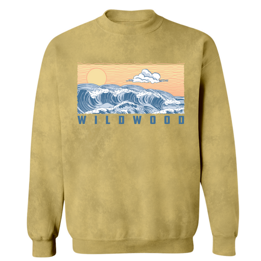 Wildwood Acid Washed Crewneck Sweater (W2)