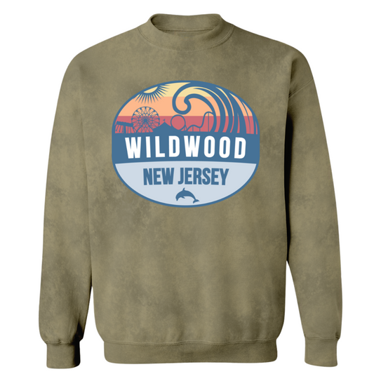 Wildwood Acid Washed Crewneck Sweater (W25)