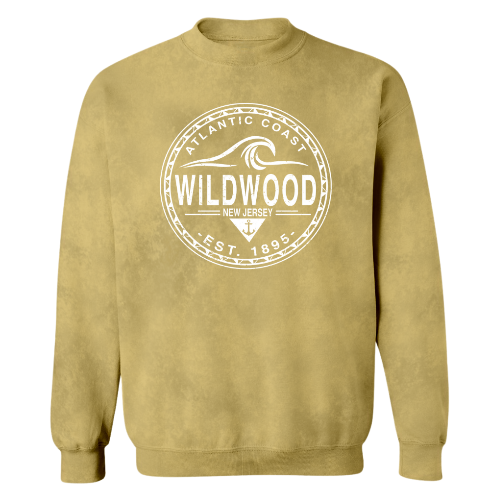 Wildwood Acid Washed Crewneck Sweater (W190)