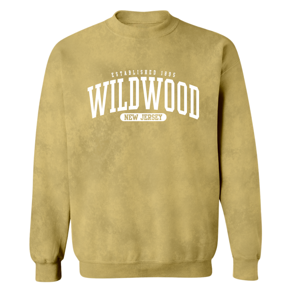 Wildwood Acid Washed Crewneck Sweater (W130)