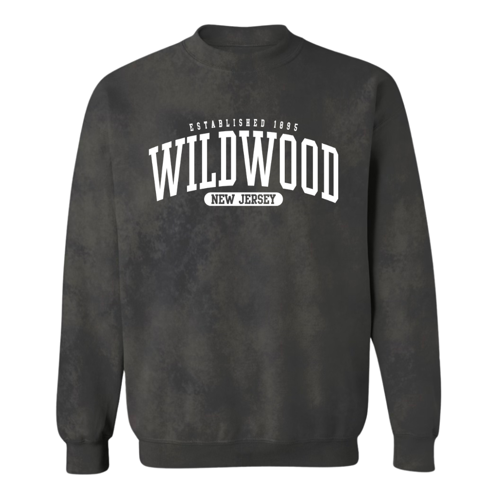 Wildwood Acid Washed Crewneck Sweater (W130)