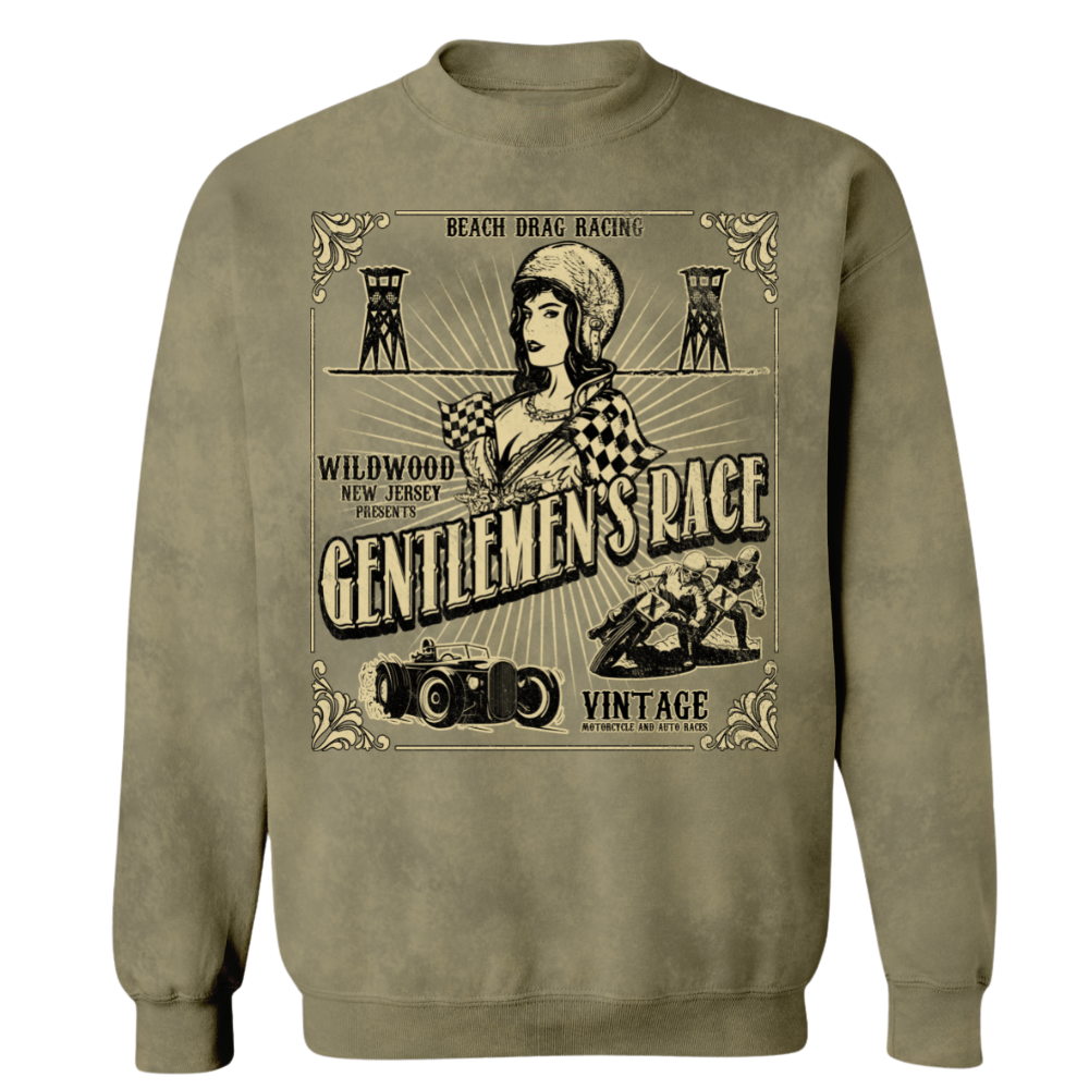 The Race Of Gentlemans Acid Washed Crewneck Sweater (R20)