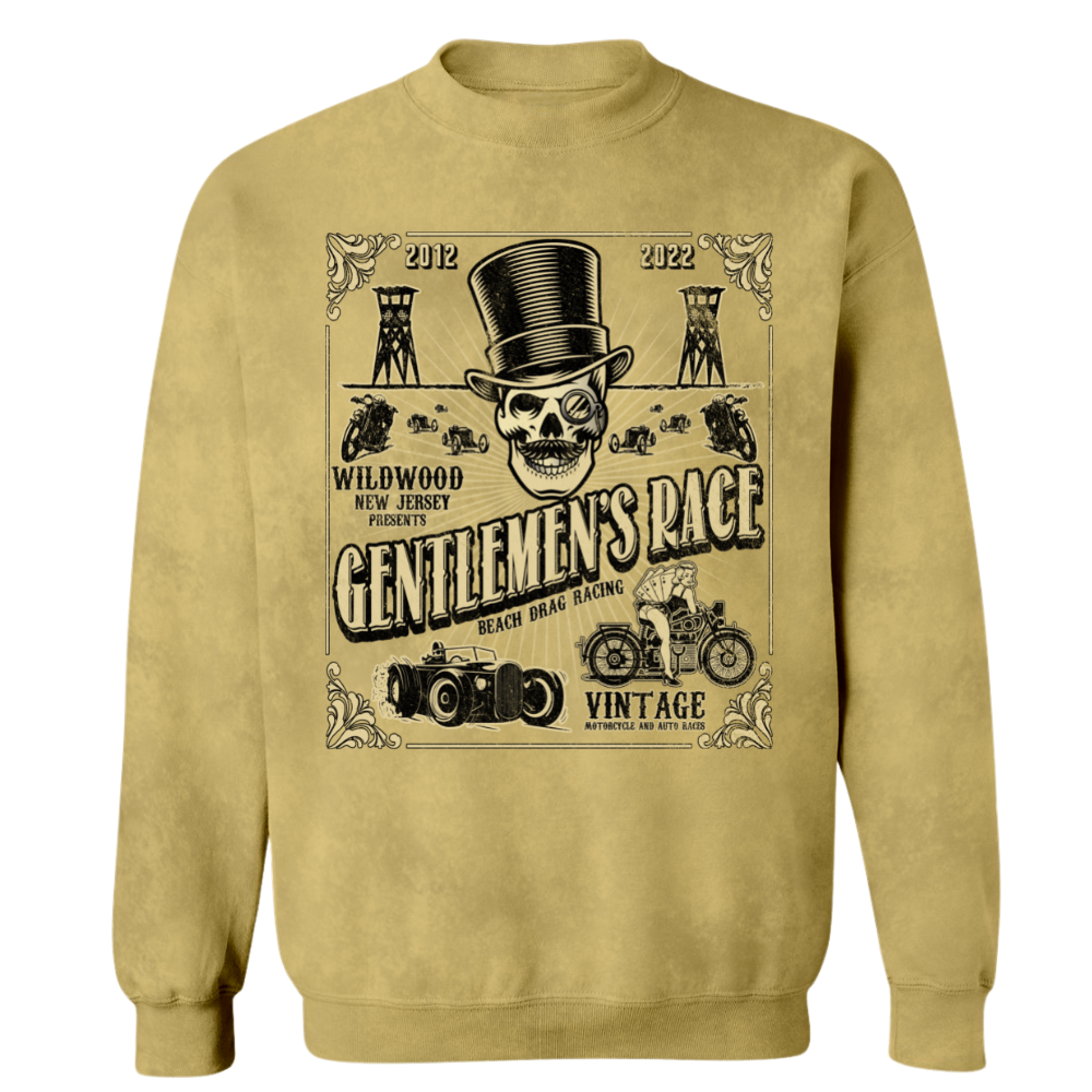 The Race Of Gentlemans Acid Washed Crewneck Sweater (R6)