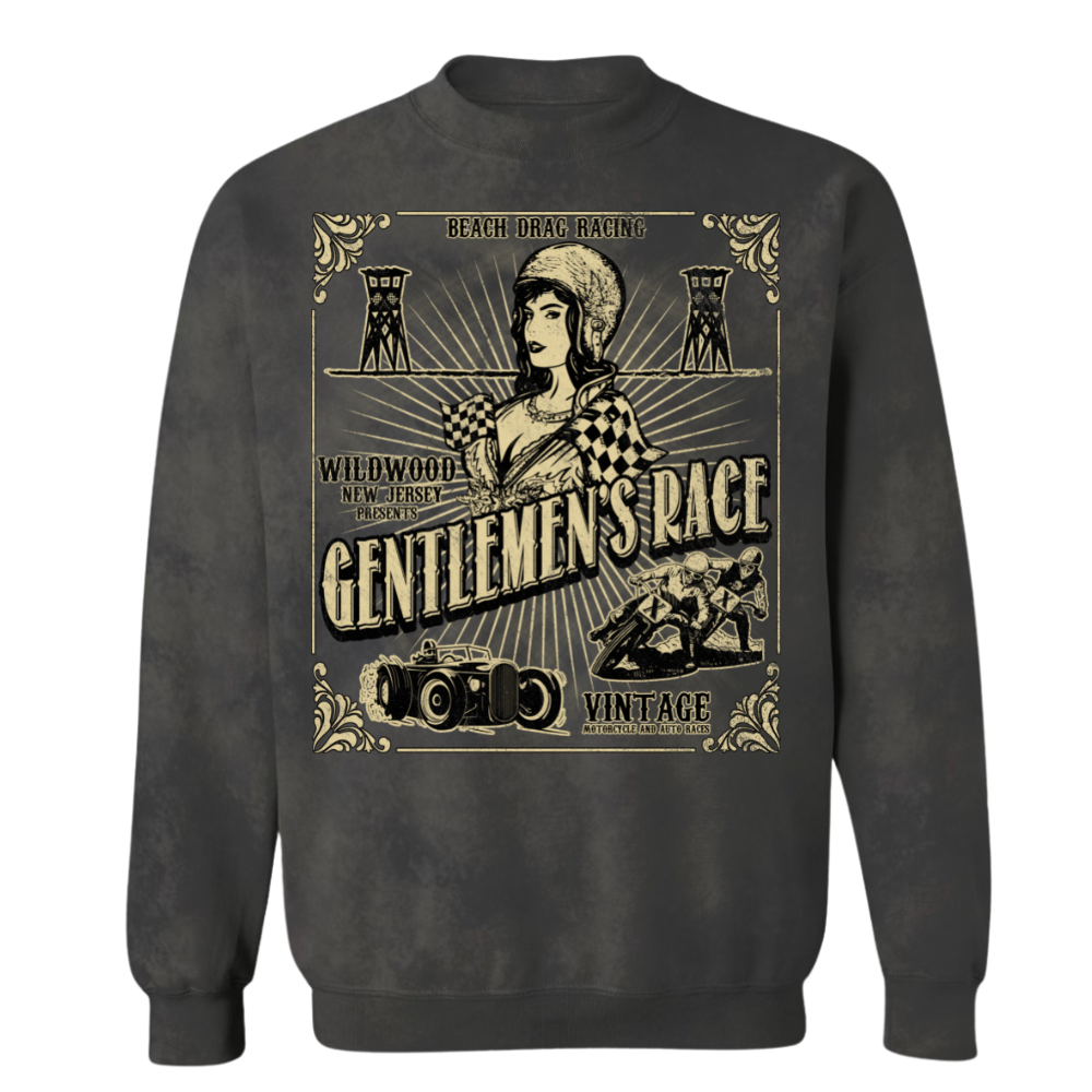 The Race Of Gentlemans Acid Washed Crewneck Sweater (R20)