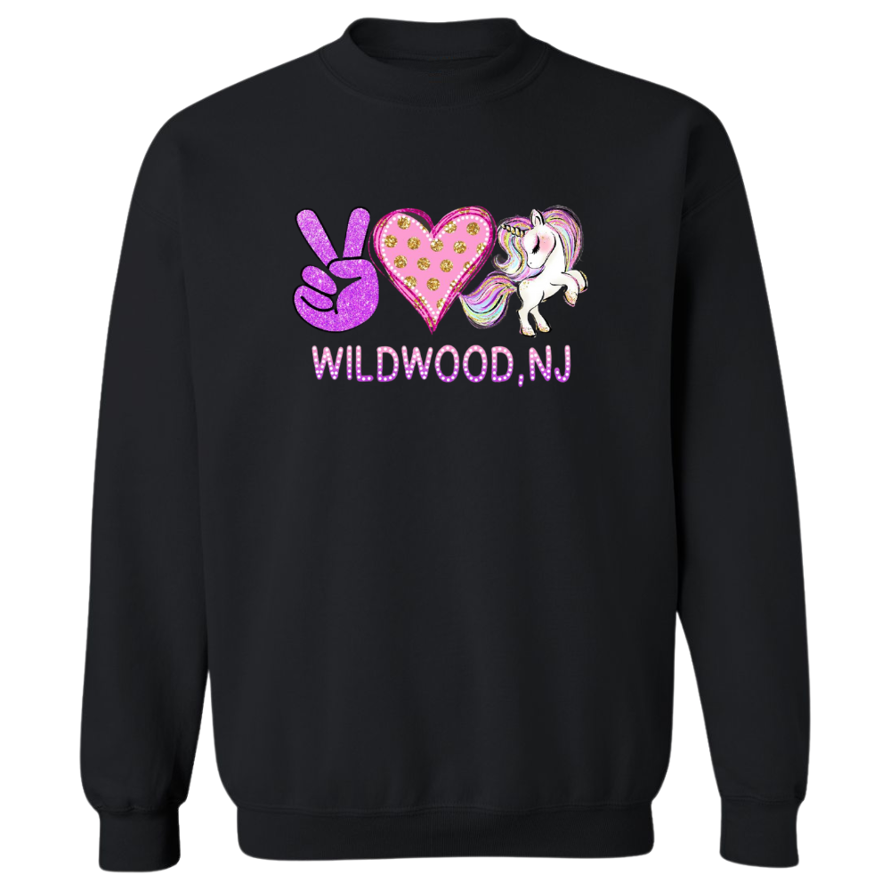 Peace And Love Wildwood Patch Crewneck Sweater